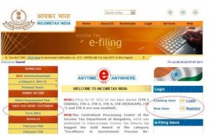 Official Website for Income Tax Return Filing
